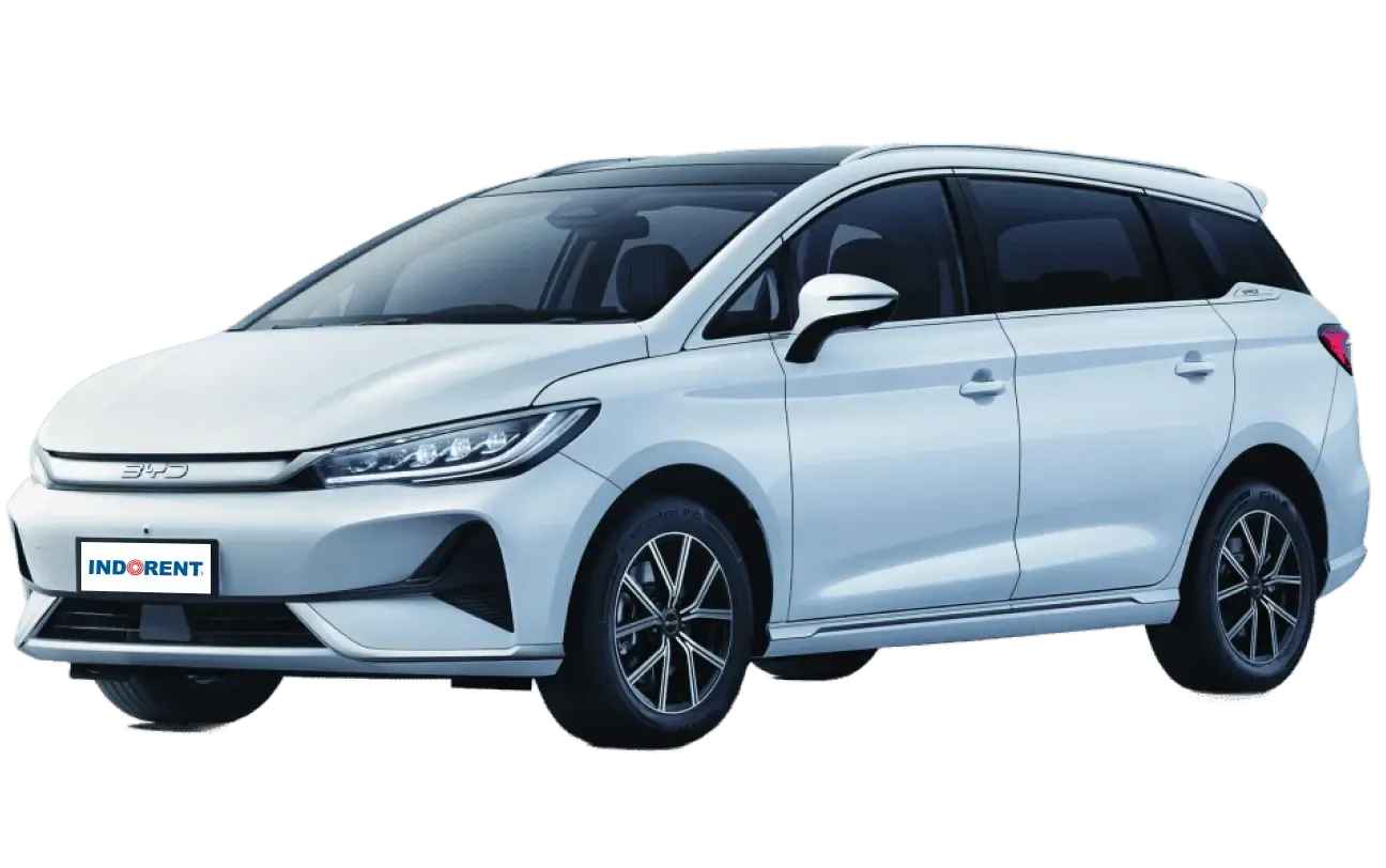 Unit BYD M6 armada sewa INDORENT